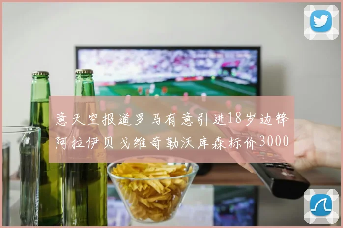 意天空报道罗马有意引进18岁边锋阿拉伊贝戈维奇勒沃库森标价3000万欧元